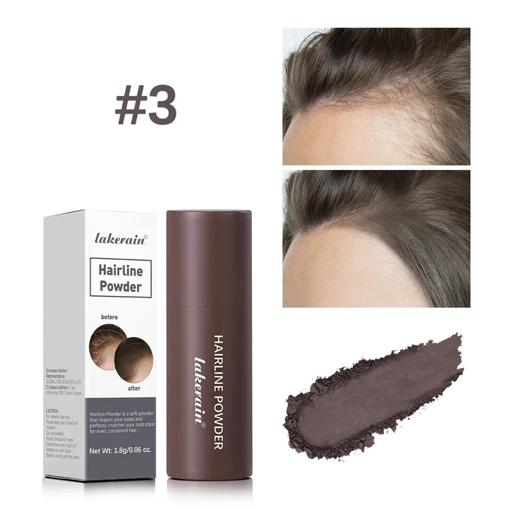 Waterproof Hairline & Root Concealer Pen Instant Grey Coverage Easy Blend Powder Stick for Normal Hair Hairline Enhance