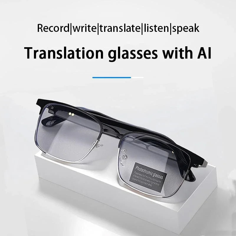 Xiaomi AI Translation Glasses Intelligent Earphones Bluetooth Simultaneous Interpretation 144 Language Real time Meeting New