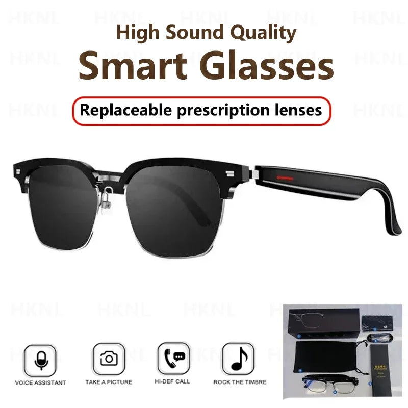 Camera, smart music, sunglasses, wireless Bluetooth earphones, HIFI audio earphones, driving glasses, hands-free calling
