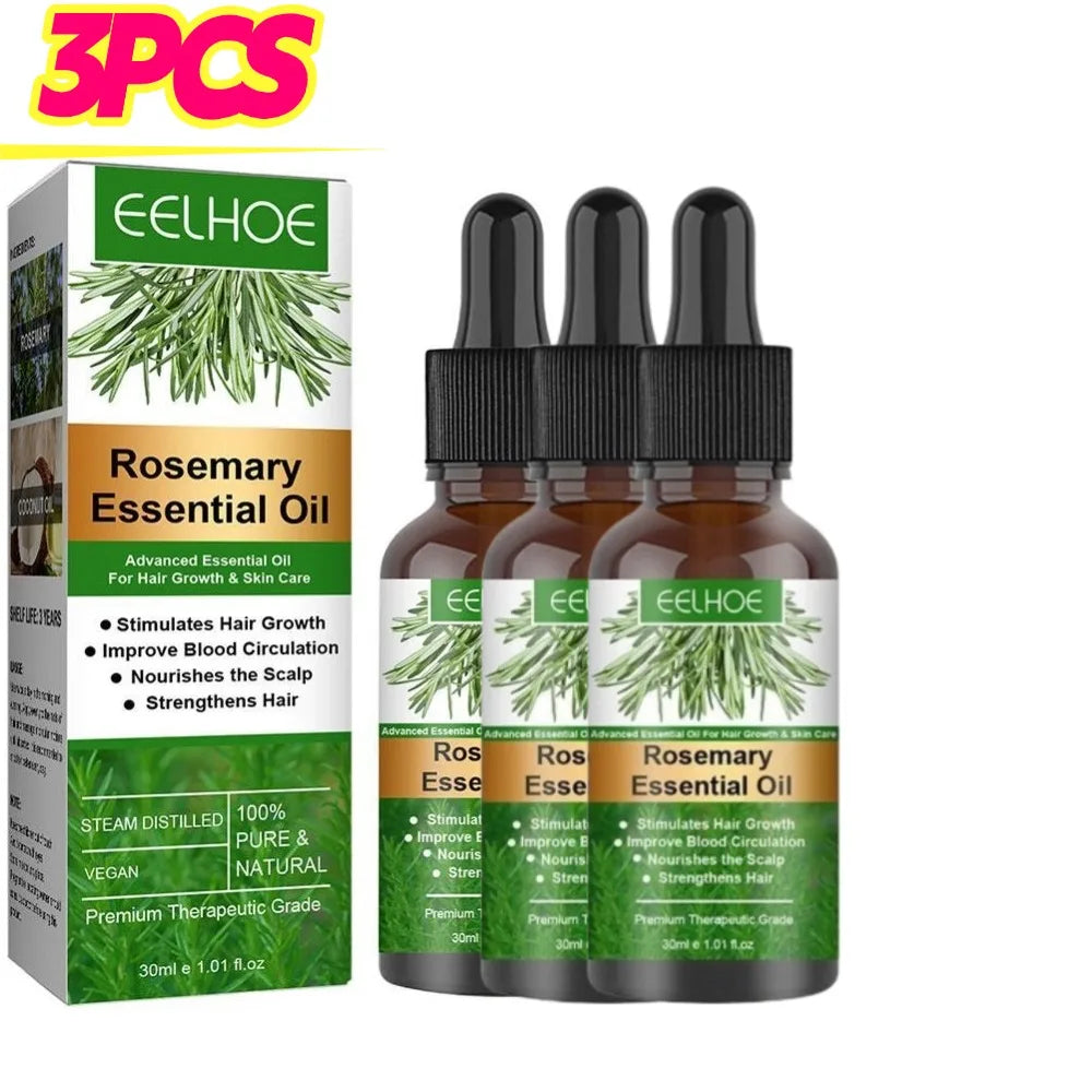 Essential Oil Scalp & Hair Strengthening Rosemary Oil for Hair Growth Repair Damaged Hair Care 30ml Anti Loss Hair Oil