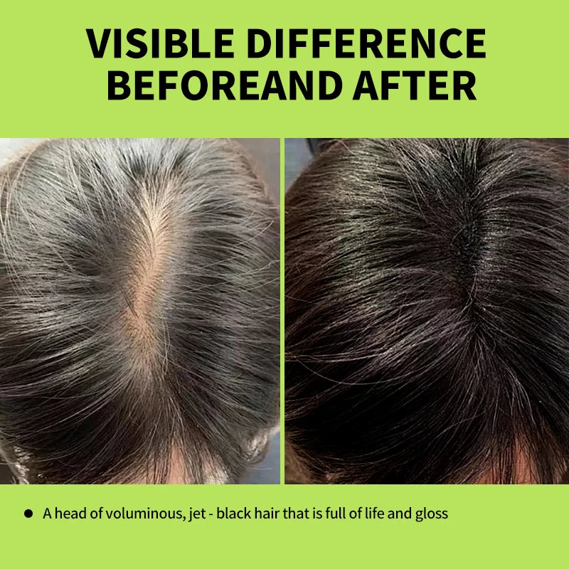 Green Apple Black Hair Dye Shampoo 500ml Diy Herbal Coloring Hairs Instant Gray To Black Instant Coloring Shampoo For Women&Men