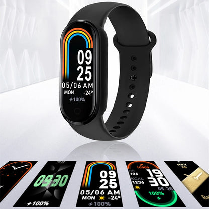 Sports Smart Watch Music Control Fitness Calorie Track Bracelet Phone Information Remind Steps Bluetooth Smart Watches M8 Band