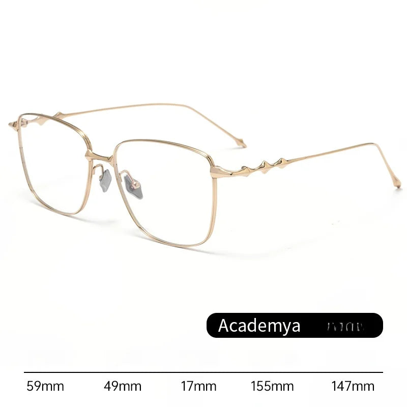 Korean gm Eyeglass Titanium Retro Optical Glasses Frames For Men Women Big Size Eyeglasses Frames Prescription Myopia Eyewear