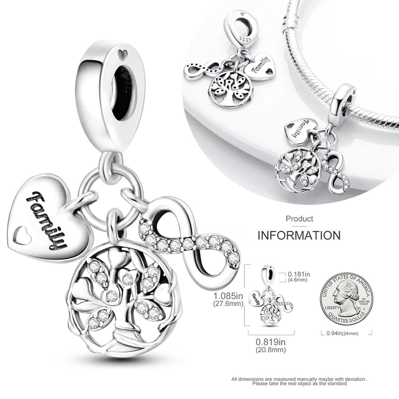 Hot Sale 925 Silver Charms Beads Perfume Animal Butterfly Pendants Fit Original Bracelet DIY Jewelry