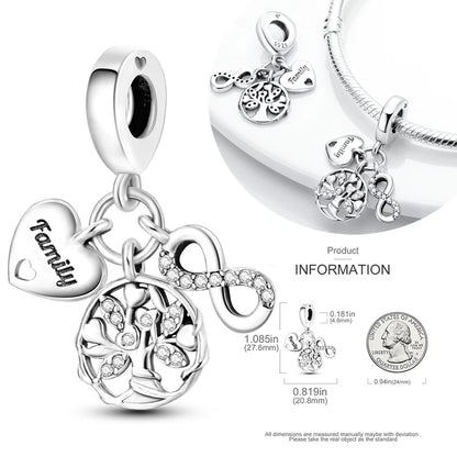 Hot Sale 925 Silver Charms Beads Perfume Animal Butterfly Pendants Fit Original Bracelet DIY Jewelry