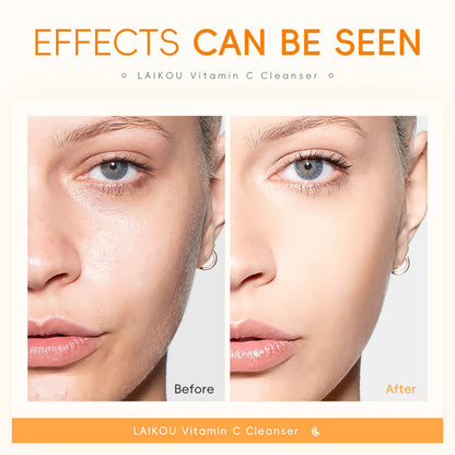 Vitamin C Facial Cleanser 50g Hydrating Moisturizing Deep Cleanse Refines Pores Brightening Skin Care Product korean skin care