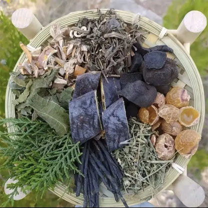 Herbs for White Hair Shampoo Conditioning Oil Control Cleansing with Platycladus Multiflorum And Angelica Root 14 Kinds of Hair