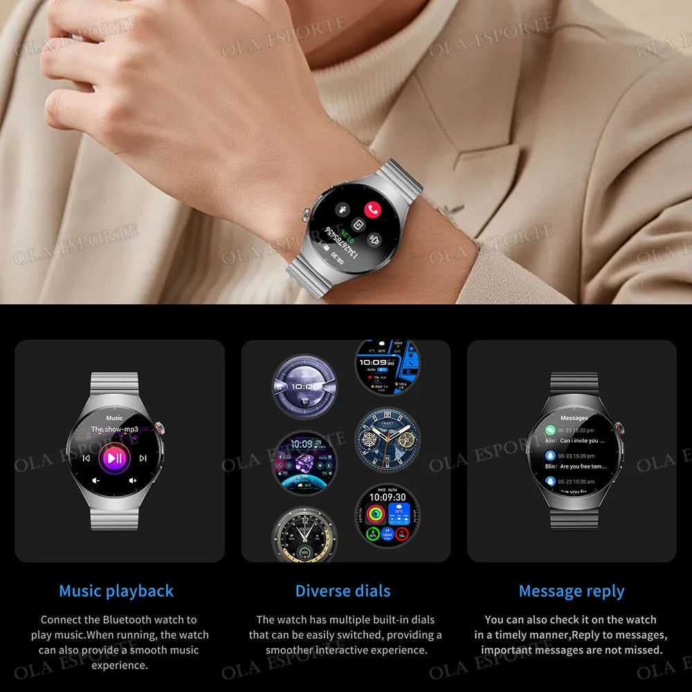 2025 New Smart Watch GPS Tracker Sport Smart Watch Men Women Bluetooth Call Heart rate Health Monitor IP68 Waterproof SmartWatch