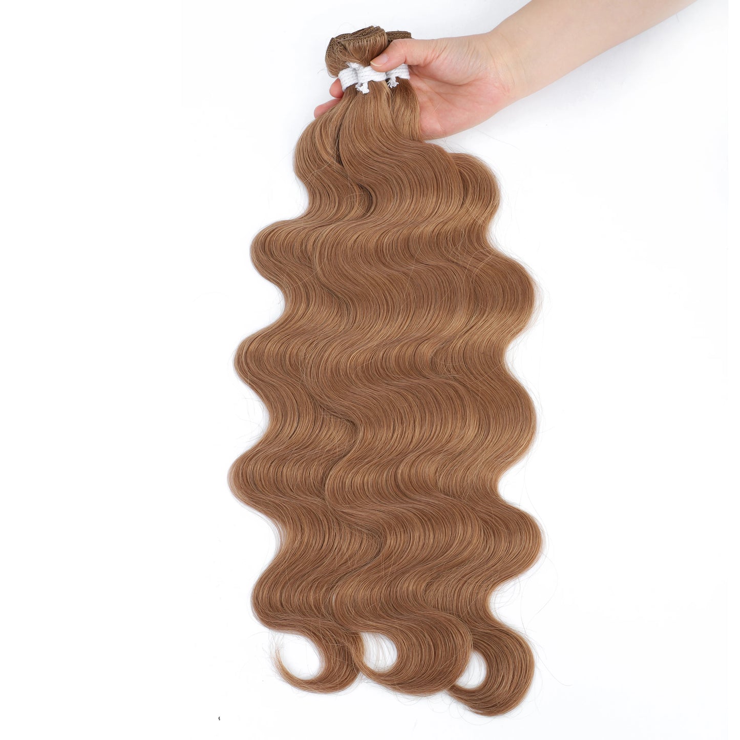 Gladys Body Wave Hair Bundles 26 Inch Soft Long Synthetic Body Wave Hair Weave White Grey  613 Blonde 100g Hair Extensions