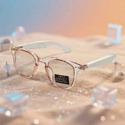 Bluetooth Smart Glasses AI Translation Object Recognition with Camera for Taking Photos Voice Assistant Calling and Music