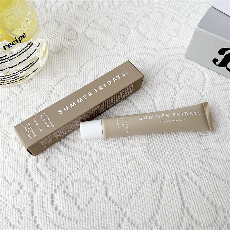 Summer Fridays Iced Coffee Lip Balm Mini Lip Gloss Set New Moisturizing Transparent Smooth Soft Tube Mirror Lipstick Lip Makeup