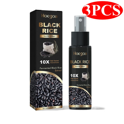 Black Rice Water Hair Care Spray Deep Moisturise Strengthens Hair Roots Ginger Scalp Care Repair Essence Fluid Hair Care