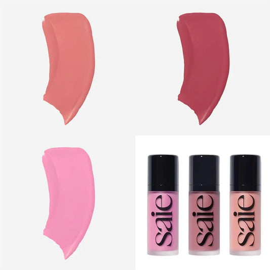 Saie Liquid Blush Quick-drying Non-sticky Lightweight Moisturizing Natural Soft Texture Creates 3-dimensional Makeup Face Makeup