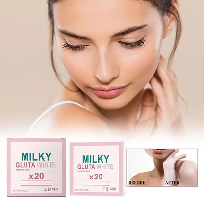 Natural Lotion Milk Cleaning Soap Whitening Skin, Deep Cleansing And Nourishment Excess Oil Moisturizing Fragrance Milk Soap