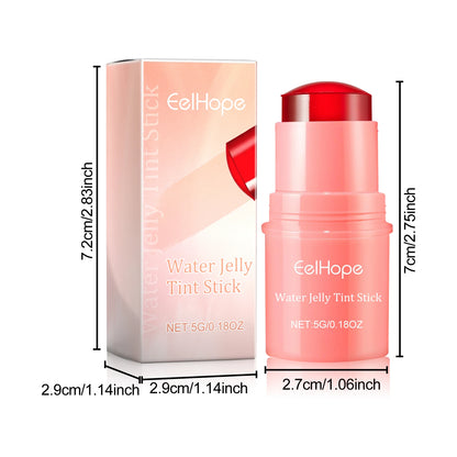 Milk Jelly Powder Blusher Moisturized Blusher Stick Long Lasting Brighten Matte Facial Contour Rouge Makeup Lip Tint