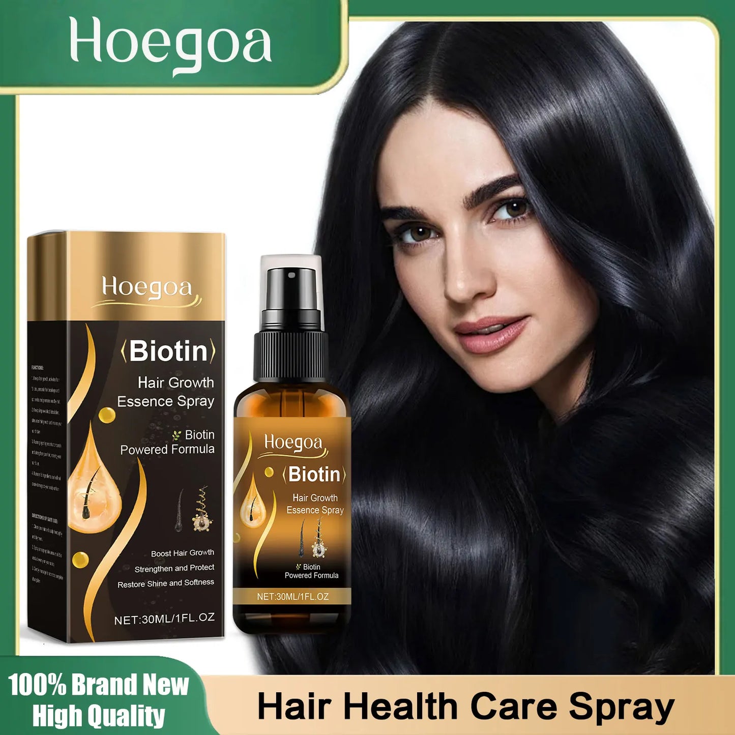 Ginger Oil For Hair Growth Serum Repair Damaged Hair Improve Hair Thinning Frizziness Reduce Split End Hair Loss Treatment Spray