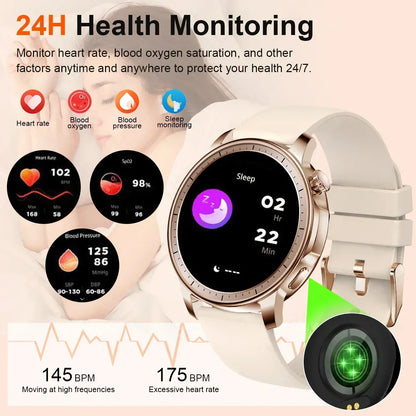 2024 New For Huawei Fashion Smart Watch Women Heart Rate  AMOLED HD Ladies Bracelet Call IP67 Waterproof Heart Rate Smartwatch