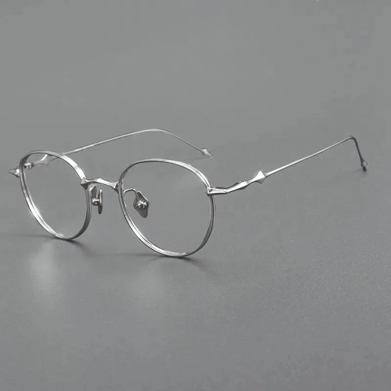 2025 Fashion Korean Titanium Glasses Frame Men Retro Square Eyeglasses Rectangular Eyewear Women Optical Lenses Prescription