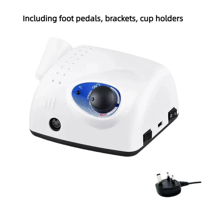 Professional 65W Nail Drill Machine - 40,000 RPM Strong E-file with Advanced Micro Motor, for Salon & Home Nail Art