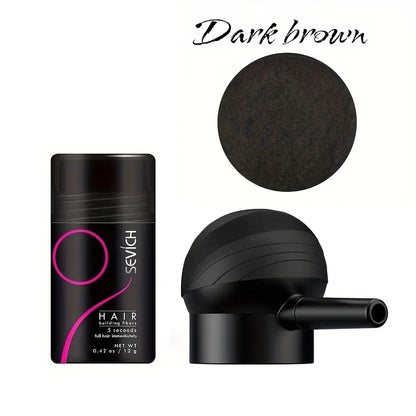 SEVICH Hair Fiber Powder Set 30 Second Rapid Hair Growth Hair Building Fiber Fluffy Hair Powder Hair Styling Product Salon Fiber