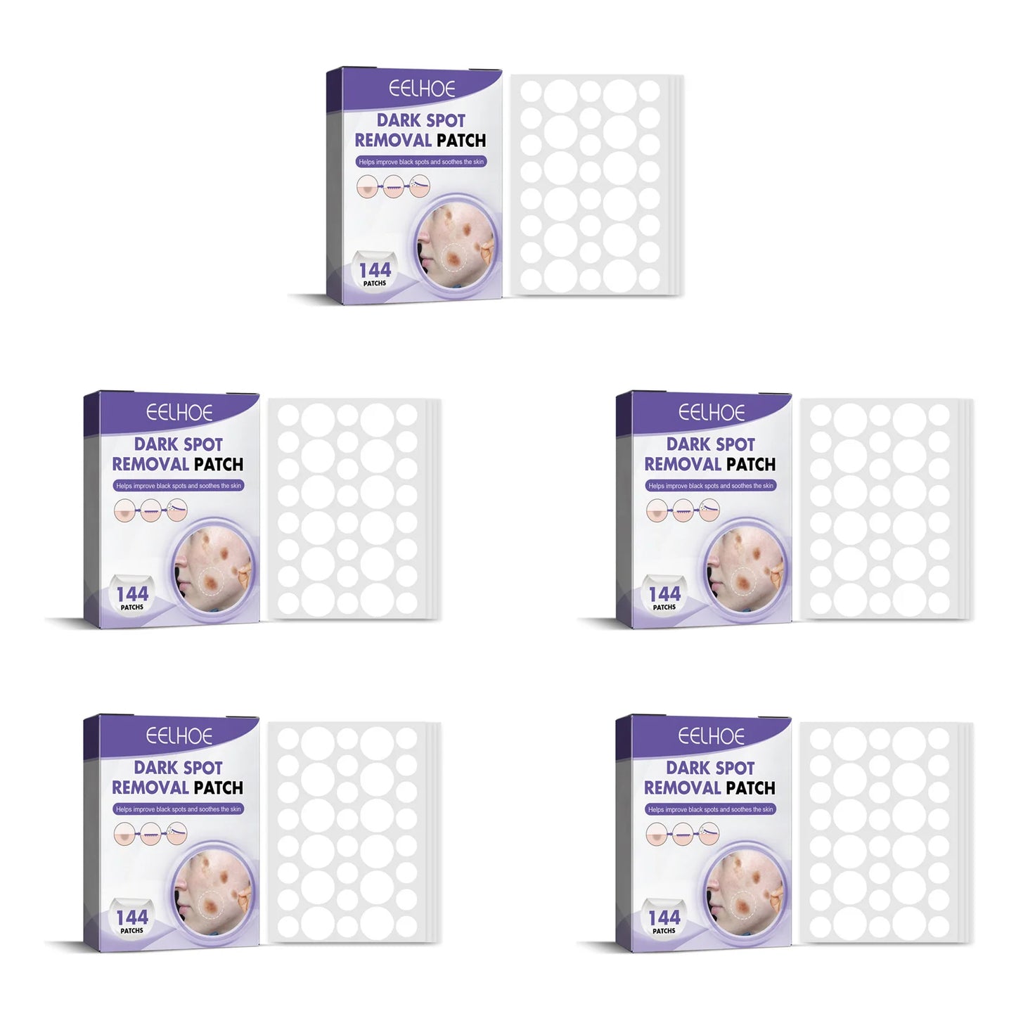 Dark Spot Correcting Patches Freckles Remover Brightening Fade Fade Dark Spots Lightening Melasma Facial Invisible Care Stickers