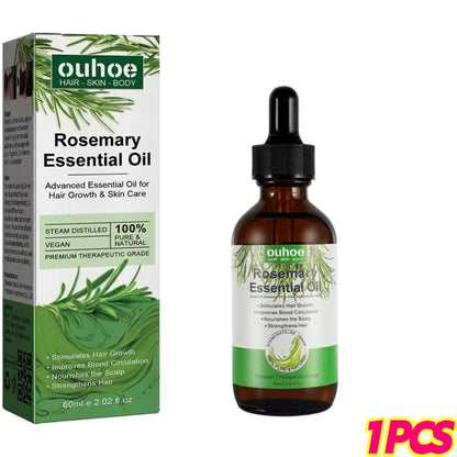 Rosemary Oil Hair Growth Essential Coconut Oil Improve Hair Loss And Nourishes Strengthen Hair Roots Scalp Treatment Hair Care