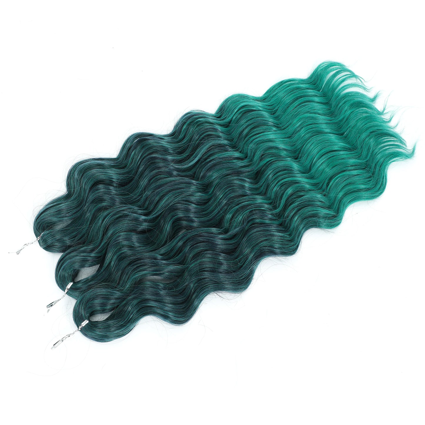 Anna 3Pcs 24Inches 300g Ombre Blond 613 Orange Rainbow Loose Body Wave Twist Crochet Braids Sliver White Synthetic Hair Wavy