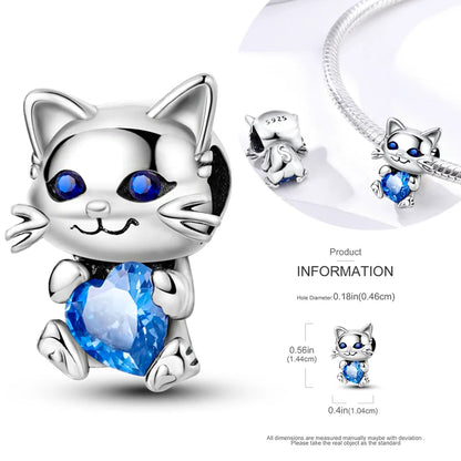 Hot Sale 925 Silver Charms Beads Perfume Animal Butterfly Pendants Fit Original Bracelet DIY Jewelry