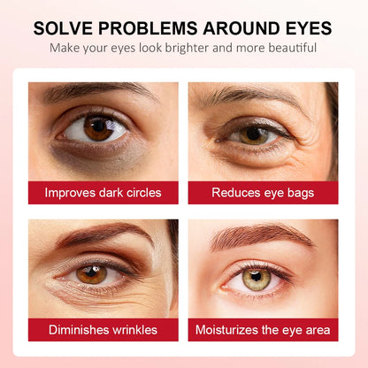 Lakerain Retinol Eye Cream Lifting Firming Anti-Wrinkle Remove Eye Bags Dark Circles Anti Aging Moisturizing Brighten Skin Care