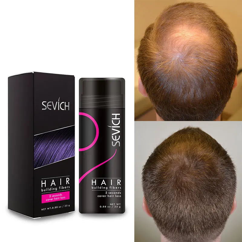 10 Colors Hair Fibers Powders Regrowth Powder Hair Keratin Building Fiber Refill Bag Bald Extension Hair Fiber Hair Care Product