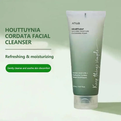 Anua Heartleaf Pore Deep Cleansing Foaming Cleanser Not Tight Cleanser Improving Skin Moisturizing Refreshing Oil Control New
