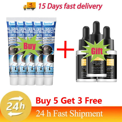 7 days Fast Hair Growth Cream Anti Hair loss Prevent Baldness Scalp Treatment Repair Roots Beauty Health Hair Care For Men Women