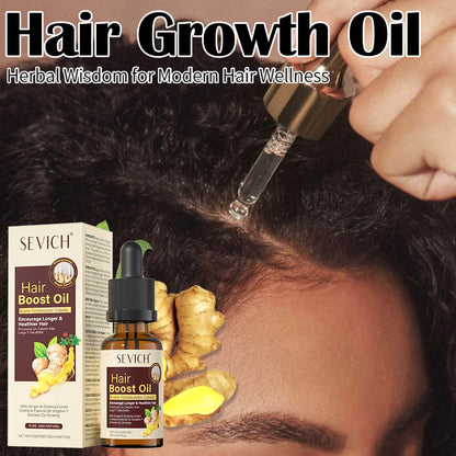 SEVICH Ginger Hair Growth Oil Fast Hair Regrowth Oil Anti Hair Loss Scalp Treatment Serum Hair Growth Product for Men Women 20ml
