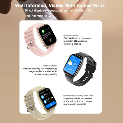 2025 New For Xiaomi Huawei Samsung Smart Watch Men Women Heart Rate Blood Pressure Fitness Tracker Bluetooth Call Smartwatch Man