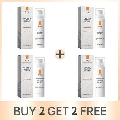 Retinol Vitamin C Face Cream Fade Fine Line Dark Spot Removal Pore Shrinking Anti Freckle Lifting Moisturizing Brightening Cream