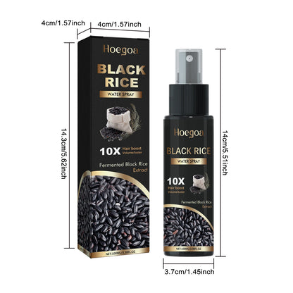 Black Rice Water Hair Care Spray Deep Moisturise Strengthens Hair Roots Ginger Scalp Care Repair Essence Fluid Hair Care