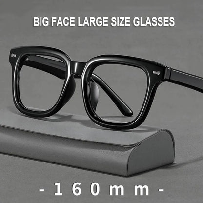 Big Face Glasses Frame 160mm Thick Frame Men Women Large Size Eyeglasses Frame Optical Prescription Glasses