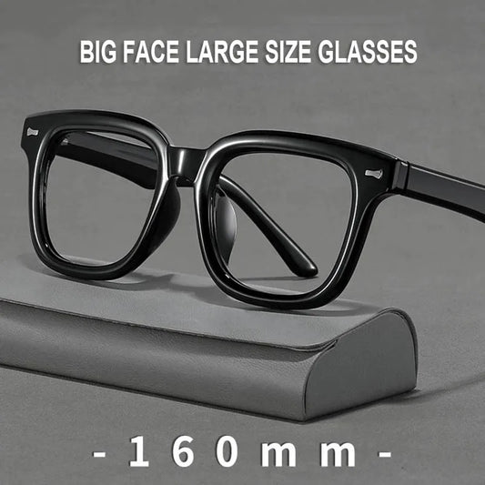 Big Face Glasses Frame 160mm Thick Frame Men Women Large Size Eyeglasses Frame Optical Prescription Glasses