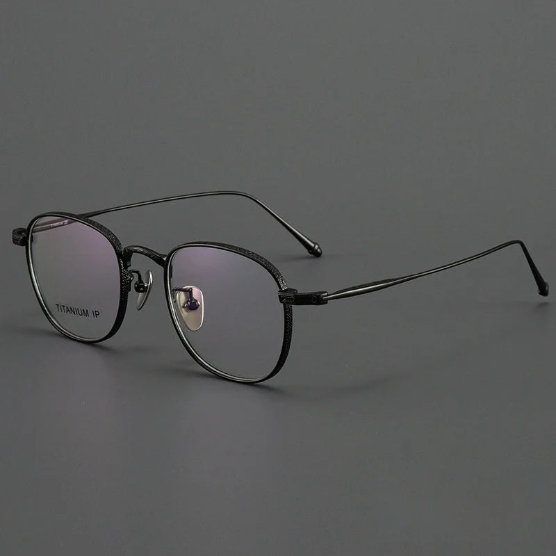 New Pure Titanium Women's Glasses Frame Retro Square Frame Myopia Glasses Frame Ultra-light Optical Prescription Glasses For Men
