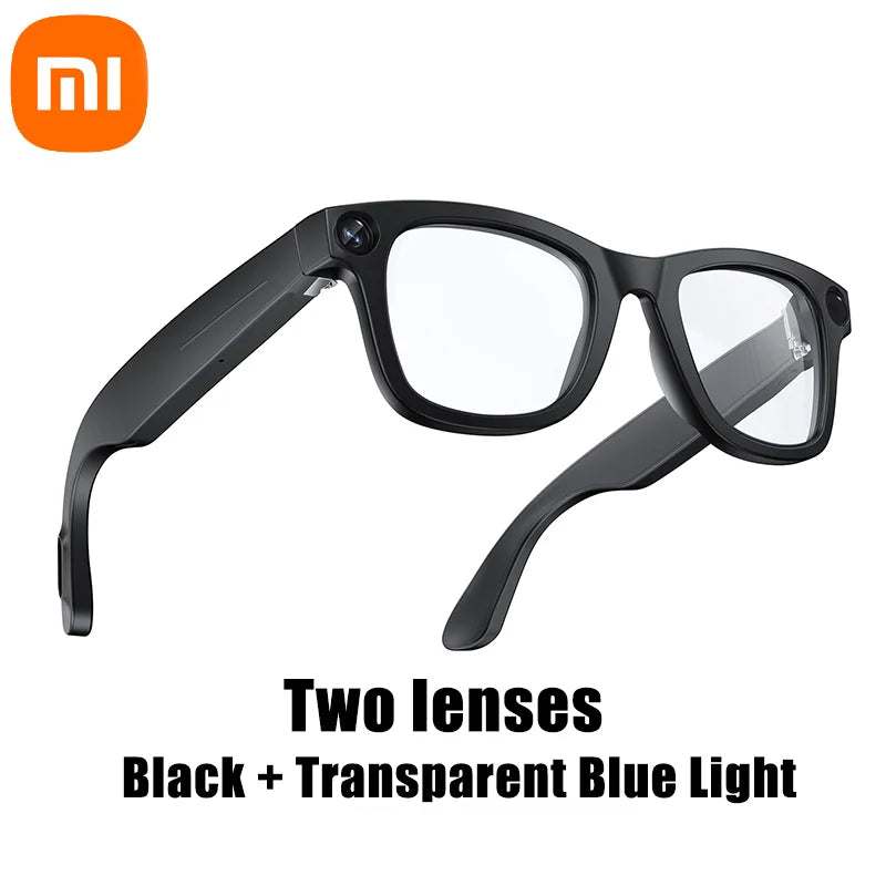Xiaomi 8K HD AI Smart Camera Glasses With Long-lasting Battery Voice Assistant Control Calling Music Outdoor Photo-grey Glasses