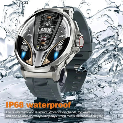 2025 New 1.85inch Smart Watch Men Ultra 710mAh Large Battery Bluetooth Call 400+ Watch Faces Sport Outdoor Waterproof Smartwatch