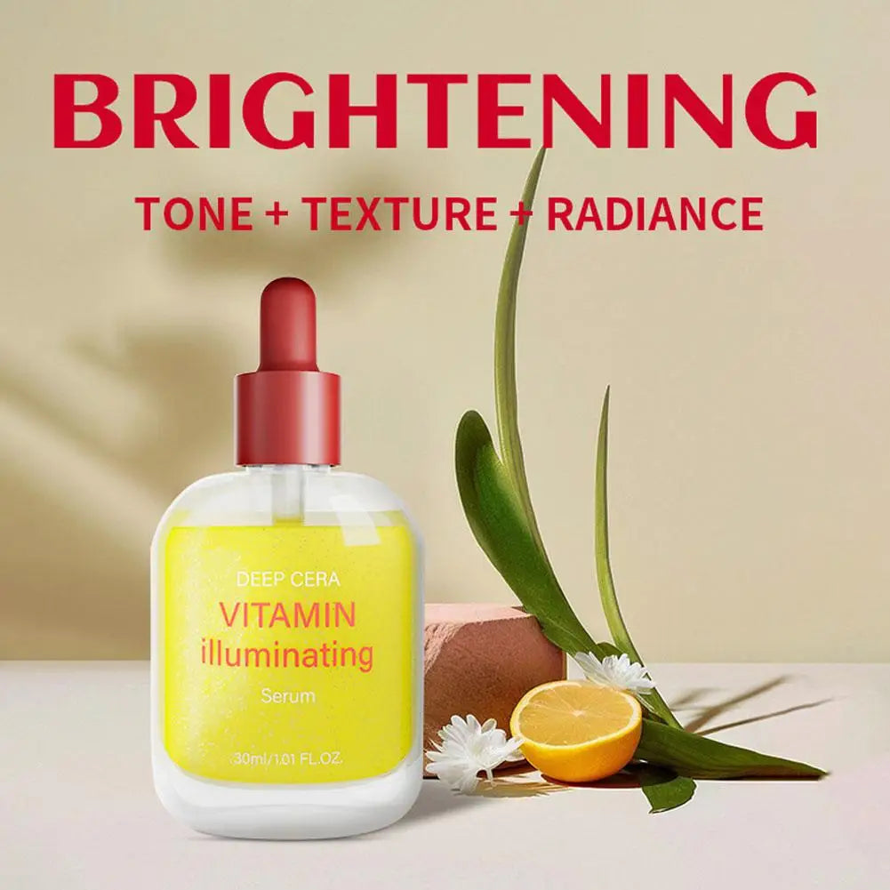 EQQUALBERRY Deep Care Facial Serum Moisturizing Brightening Smoothing Skin Serum VITAMIN Illuminating Plumping Serum Skin Care