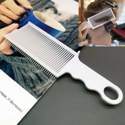 1/2/3Pcs Barber Hair Comb Kit Flat Top Hair Cutting Fading Stying Fade Comb  Men Fade Brush Salon Hair Tool Accessories