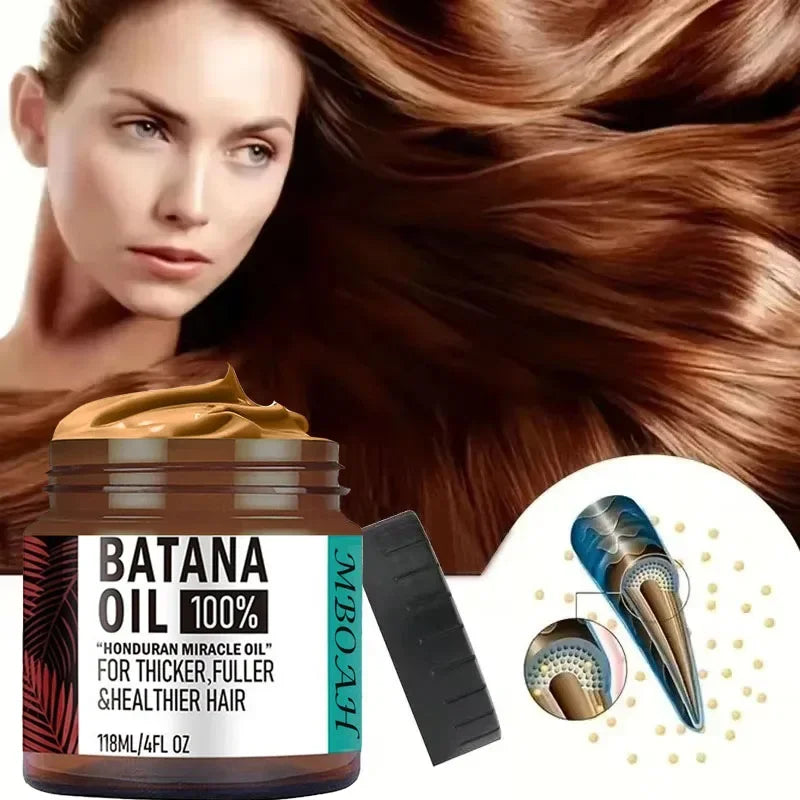 100% Unrefined Batana Oil Hair Conditioner- Get Fuller, Thicker, Healthier Hair Conditioner Haircare Silky Hair Nutrition
