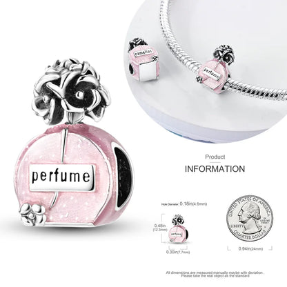 Hot Sale 925 Silver Charms Beads Perfume Animal Butterfly Pendants Fit Original Bracelet DIY Jewelry