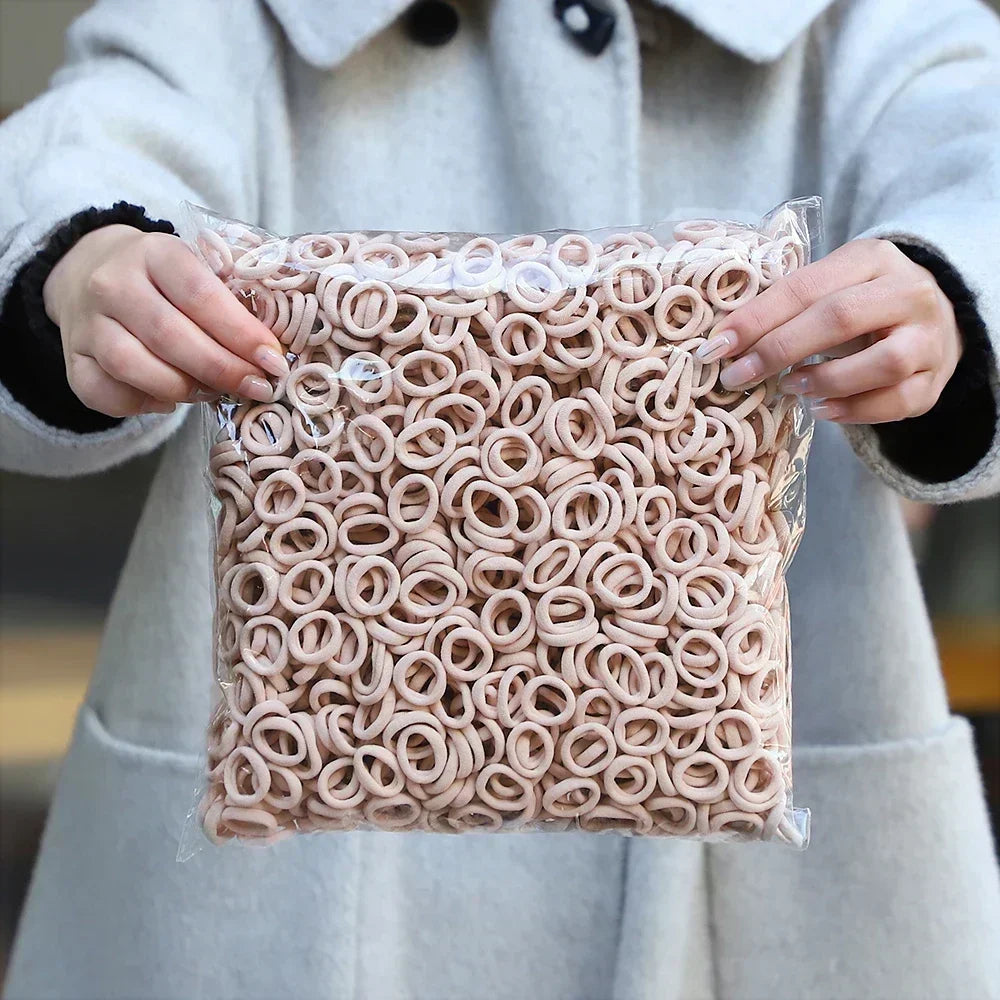 20/50/100Pc Elastic Hair Bands Girls Hair Accessories Mini Colorful Nylon Headband Kids Ponytail Holder Scrunchie Ornaments Gift