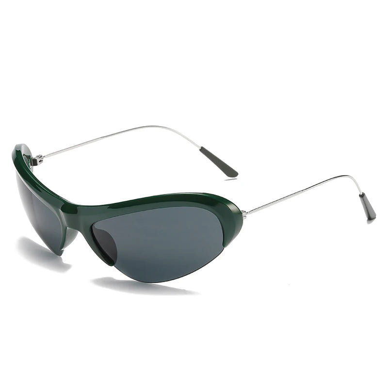 Hiking Camping New Y2K Sports Punk Anti Light Glasses Fashion  UV400 Cycling Glasses Personalized Eyeglasses Oculos De Sol Femin