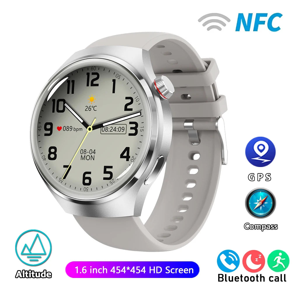 For HUAWEI Watch Pro GPS NFC Smart Watch Men 360*360 AMOLED Screen Heart rate Bluetooth Call IP68 Waterproof Man Smartwatch 2024