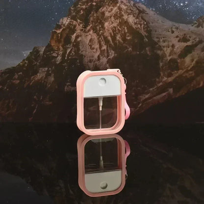 CNKESS 38ml Spray Small Sanitizing Spray Scented Vegan Hand Sanitizer  with Keychain Perfume Alcohol Water Spray Bottle Travel