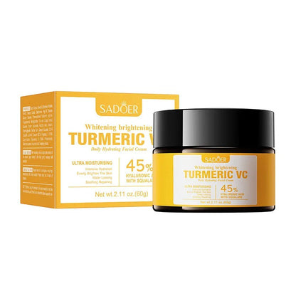 1PC Turmeric Vitamin C Face cream Retinol Moisturizing Firming Hyaluronic Lightening Repairing Smooth Skincare Whitening Creams